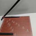 Paper Cutter Heavy Duty 18" Cut Length Professional Large Paper Cutter 12-Sheet Capacity Guillotine Paper Cutter for Cardstock, Safety, Efficience, Wide Use for Office, School, Home (A2-A7)