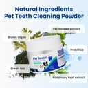 Effves Dog Dental Powder – Advanced Formula for Tartar Control & Breath Freshening – Complete Oral Care for Small to Large Dogs
