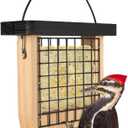 Nature's Way Bird Products CWF1 Tail-prop Suet Bird Feeder 12"H x 7.875"L x 3"W, Brown