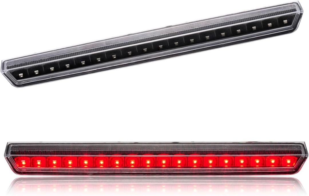 Third 3rd Brake Light LED for 2015-2020 Chevy Tahoe/Suburban, High Mount Rear Brake Lights Assembly for 2016-2019 Suburban 3500HD, Waterproof Center Cab Lamp Stop Light (Black)