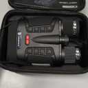 Night Vision Goggles - Smart APP 4K Night Vision Binoculars, 10000mAh Battery, 128GB Card for Photo and Video, 3'' UHD Screen & 8X Zoom Binoculars for Camping, Hunting, Security (Black)