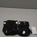 Pet Parents Washable Dog Diapers (3pack) + Extendrs of Durable Doggie Diapers, Premium Dog Diapers Female & Male (Large, Black) (Large (19-27"))