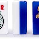 Yellow Mountain Imports American Mahjong Set, Koi Fish with Green Soft Case - Four Wooden All-in-One Racks with Pushers, Wright Patterson Scoring Coins, Dice, and Wind Indicator