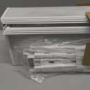 8-Tier Over The Door Pantry Organizer with Mesh Baskets, Adjustable & Stable Hanging Spice Rack for Kitchen, Bathroom, Bedroom, and Baby Essentials Storage (16" W 8-Tiers, White)