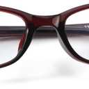 TJUTR Office-Siren Bayonetta Glasses, Blue Light Computer Glasses for Women, Y2K Small Rectangle Frame Eyewear Anti Eyestrain (A2 Red)