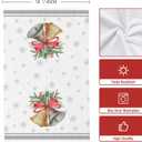 3 x 2PCs Kitchen Towels for Merry Christmas Party Decorations, Grey Christmas Dish Towels Seasonal Winter Xmas Supplies for Home Drying Dishcloth Hand Towels 18x26 Inch