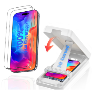 for iPhone Air Shatterproof Screen Protector, AntiGlare AntiReflective 3D Thermal Bending Tempered Glass, Military Grade Drop Protection, 3s BubbleFree Install, FingerprintProof 2Pack