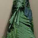 FloraFairy 6FT Tall Artificial Palm Trees, Potted Plant (2 Pack) Tropical Areca Palm, UV Resistant Indoor/Outdoor Fake Plant in Black Cement Pot, Realistic Decor for Patio, Living Room, Office