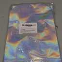 12 Pcs Non-woven Reusable Gift Bags With Handles for Party Favor 8W x 4L x10H Size (Iridescent)