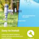 SUMMERBUDDY Pool Hose Adapter for Above Ground Swimming Pool, Pool Replacement Parts with Plunger Valve and Pool Pipe Holder Compatible with Intex/Bestway/Stock Tank Pool, Pool Pump Parts