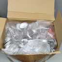 10 oz Valentine's Day Heart Shaped Cups with Lids and Straws Plastic Heart Drink Bottle Clear Plastic Tumblers Clear Drinking Cocktail Cups for Valentine's Day Birthday Party (24 Pcs)