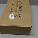 Set of 24 Waterproof Outdoor Flameless Candles, LED Candles with 4 Remote and Timer,(H 4" 5" 6" x D 2.2"),for Christmas,Halloween,Wedding,Festival