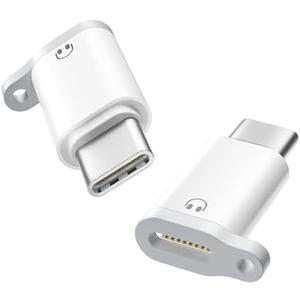 Denlane Lightning to USB C Audio Adapter for Heaphones Support Line Control, 2 Packs USBC Male to Lightning Female Earbuds Adapter, Not for Charging/Data Transfer, USB-C for Apple iPhone 17 16 15/iPad