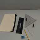 Marine Navigation Divider Universal Nautical Protractor Set Square Set of 6 | Triangle Ruler & Brass Divider | Essential For Sailing, Accurate Navigational Plotting & Portland Course Plotter