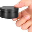 Portable Pill Case Pill Box Daily - Waterproof Single Metal Pill Organizer for Pocket Purse, Aluminium Alloy Round Daily Medicine Container to Hold Vitamins, Fish Oil Medium Size