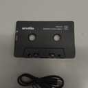 Arsvita Car Audio Bluetooth Wireless Cassette Receiver, Tape Player Bluetooth 5.0 Cassette Aux Adapter, Black