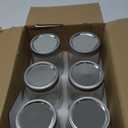 [6 Pack] 32 oz. Wide-Mouth Glass Mason Jars with Metal Airtight Lids and Bands 1 quart Large for Canning, Preserving, & Meal Prep