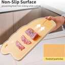 Baby Food Small Cutting Board for Kitchen, Double Sided Chopping Board for Meat & Vegetables & Fruits, Built-in Grinding Area, Food Grade PP, Non-Slip, Anti-overflow, Lightweight for Outdoor Camping