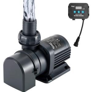 Hygger 2650GPH Quiet Submersible and External 24V Water Pump, with Controller (30%-100% Settings), Powerful Return Pump for Fish Tanks, Aquariums, Ponds, Fountains, Sump, Hydroponics (80W, 19.7ft) (80w, 2650gph, 19.7ft)