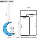 2 x Loss of Dog Sympathy Gift, Pet Memorial Gifts for Dogs, Dog Memorial Gifts, Loss of Pet Sympathy Gift Dog, Sympathy Pet Loss Gift, Pet Remembrance Gift Dog,Yellow Dog On The Moon (Blue Moon Puppy)