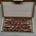 Zhengmy 4 Pcs Terracotta Spiral Taper Candle 7 Inch Twisted Long Wax Dinner Candlestick for Fall Halloween Christmas Holiday Valentines Wedding Birthday Baby Shower Table Decor(Solid)