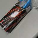 Pair Blue Rectangular Motorcycle Side Rearview Blind Spot Mirror