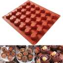 New 2024 Mini Cups Chocolate Candy Silicone Mold Mufiin Pan Peanut Butter Mould For Jelly Keto Fat Bombs Ice Cube Wax Kitchen Accessories Tray Mold Decoration Kitchen Accessories Creative Gift