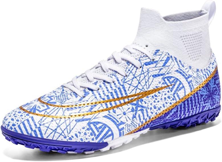 Men's Football Boots Indoor and Outdoor Football Shoes Sports Shoes Futsal Shoes TF Non-Slip Sole high top Football Boots
34