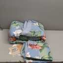 Tommy Bahama - King Quilt Set, Reversible Cotton Bedding with Matching Shams, Medium Weight, Oeko-Tex Certified (Southern Breeze Dark Blue)