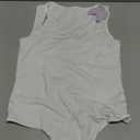 MANGOPOP Women's Square Neck Tank Top Bodysuit Sexy Double Lined Sleeveless Thong Body Suits Going Out Tops.S