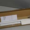 Closet Rod, Closet Rods for Hanging Clothes, 17 to 37 inch Adjustable Closet Hanging Rod, Heavy Duty Clothes Rod Clothing Bar, Closet Poles for Hanging Clothes for Wardrobes, Shower Curtain (White)