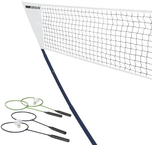 EastPoint Sports Easy Setup Badminton - Step Up, White, Pack of 4