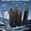 FNTCASE for iPhone Air Case with Belt Clip and Built-in Screen Protector