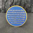 Serenity Shoreline Sunrise Sobriety Chip One Day at A Time AA Medallion (Pack of 10)