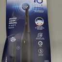 Oral-B Rechargeable Electric Toothbrush, iO2 Starter Kit, 3 Cleaning Modes, Automatic Pressure Sensor to Protect Gums, 2 Brush Heads, Night Black