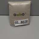 Gwine 24 Inch Long Tier Curtains for Small Window, Short Blackout Kitchen Curtains Over Sink, Half Window Drapes for Bedroom Bathroom Basement, 2 PCS, Each 30" Wx24 L, Stone