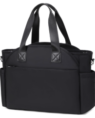 Diaper Bag Tote, 12 Pockets, Insulated & Waterproof Pockets Fit for 15.6 inches Laptop, Black Diaper Bag Tote, 12 Pockets, Insulated & Waterproof Pockets Fit for 15.6 inches Laptop, Black