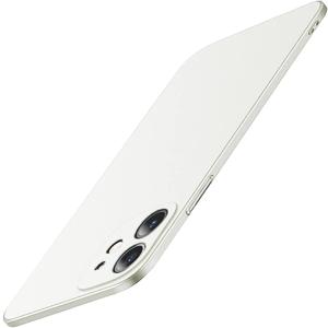 Casechics Compatible with iPhone Case,Luxury Matte Hard PC Slim Fit Ultra Thin Lightweight Camera Lens Protection Soft Shockproof Cover Phone Case (White,iPhone 11)