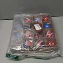 28Pcs Christmas Patriotic Hanging Ornaments,Red White Blue Xmas Independence Day Decor Shatterproof Balls and Stars Decorates,4th of July Christmas Tree Decor for Indoor Outdoor Holiday Party