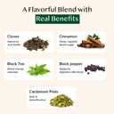 VAHDAM, India's Original Masala Chai Tea Bags (15 Count) Non GMO, Gluten Free, No Added Flavoring | Blended w/Savory Exotic Spices | Individually Wrapped Pyramid Tea Bags | Direct from Source, BBD: 10/2026