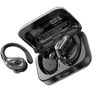 Wireless Earbuds, Sports Bluetooth Headphones, 75Hrs Playtime Ear Buds with LED Power Display, Noise Canceling Headset, IPX7 Waterproof Earphones for Workout/ Running