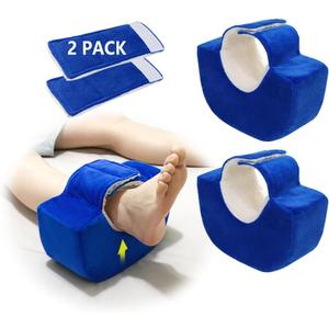 Leg Elevation Pillows Foot Pillow Heel Protectors for Pressure Sores Post Surgery Feet Swelling Ankle Protector Support Pillow Cradle Bed Sores Foot Surgery Recovery Supplies Ulcer Cushion - 2PCS