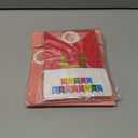 3 x Colorful Happy Birthday Banner with 12pcs Pennant Banner Flags, Rainbow Happy Birthday Sign with Shiny Gold Letters, Party Decorations for Boys Girls, DIY Party Supplies (Multi-color)