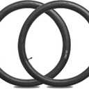 2.75/3.00-21 Replacement Inner Tube 80/100-21(300/325-21) with TR4 Staight Valve Stem, Fits Motorcycle with 21'' Tires (2-Pack) - Made from Heavy Duty, Thick Premium Rubber