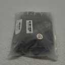 ZAFUL Women's Bikini Sets Ribbed Metal O Ring Criss Cross Two Piece Swimsuit Cheeky High Cut Side Tie Thong Bathing Suit (Black), S