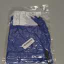 Drawstring Backpack, Gym Bag with Water Bottle Pocket, Waterproof String Backpack for Soccer, Basketball, Swim for Women Men (Blue