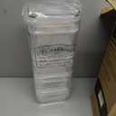 PRAKI Airtight Food Storage Containers Set with Lids - 24 PCS, BPA Free Kitchen and Pantry Organization, Plastic Leak-proof Canisters for Cereal Flour & Sugar - Labels & Marker (Black)