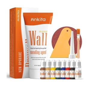 Spackle Wall Repair Kit(Color Match), Drywall Repair Filler for Wall Hole, Exterior Wall Putty for Filling Holes, Wall Mending Agent with Scraper, Easy Patch Paste Solution to Fill Wall Dent & Scratch