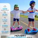 Hover-1 My First Self Balancing Scooter for Kids with 5 mph Max Speed, Dual 150W Motors, 6.3 Tires, 3 Miles Max Range, and LED Headlights
