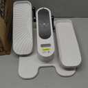 Under Desk Elliptical Machine That Plugs in Electrical Outlet, 12-Speed Bidirectional Leg Exerciser While Sitting for Seniors, Quiet Foot Pedal Exercise Machine with LCD Monitor & Remote Control